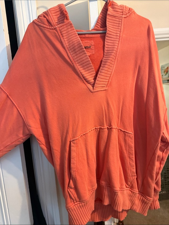 aerie Sweaters - aerie Coral Knit Hoodie Top
